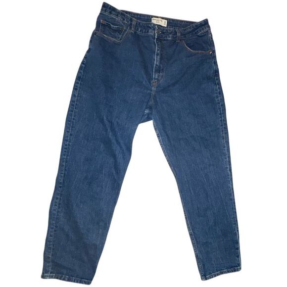 Abercrombie & Fitch Womens Curve Love High Rise Mom Jean Size 14R - Picture 3 of 6